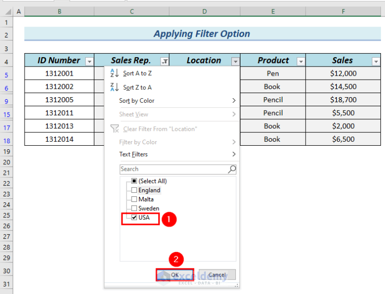 how-to-filter-multiple-columns-simultaneously-in-excel-4-ways