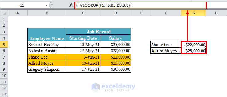 How To Use Vlookup Function In Excel 2 Examples Exceldemy 1767