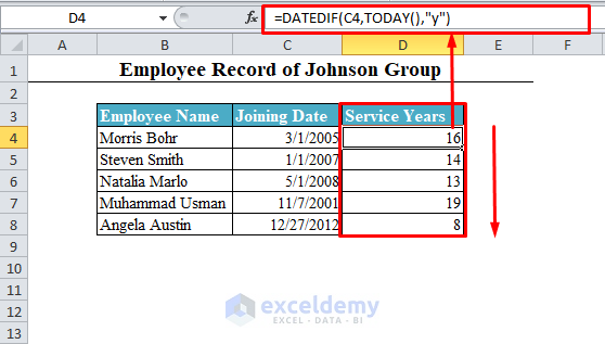 Simplify Your Work With DATEDIF Excel Formula Unlock Your Excel Potential