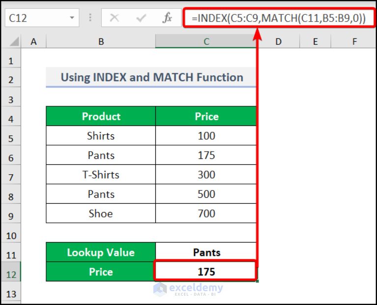 How to Use MATCH Function in Excel (7 Practical Examples)