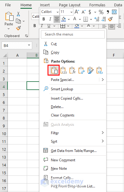 how-to-copy-and-paste-without-changing-the-format-in-excel