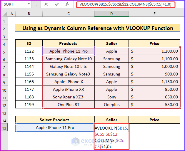 how-to-use-the-column-function-in-excel-tutorial-youtube