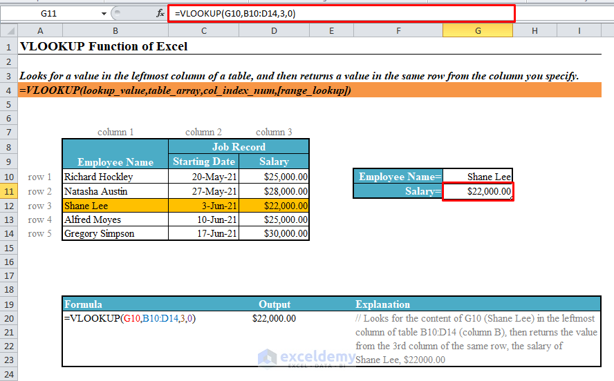 excel vlookup