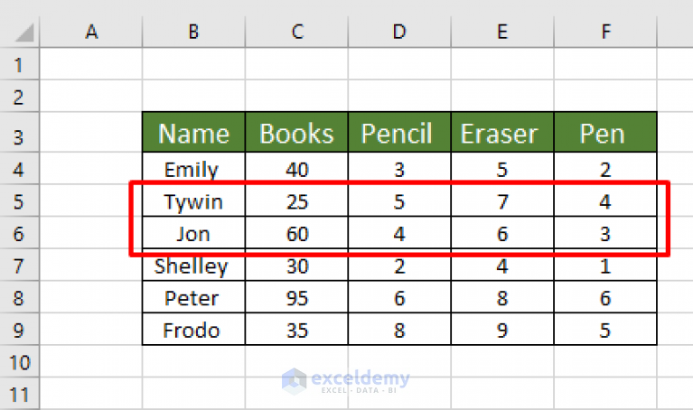 How To Swap Rows In Excel 2 Methods Exceldemy 6676