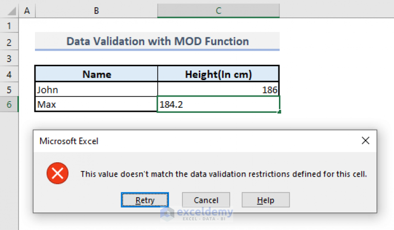 How to Use MOD Function in Excel (9 Suitable Examples) - ExcelDemy