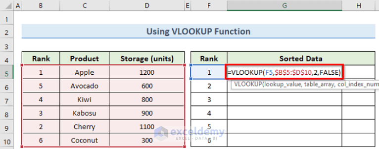 How To Auto Sort In Excel When Data Is Entered - ExcelDemy