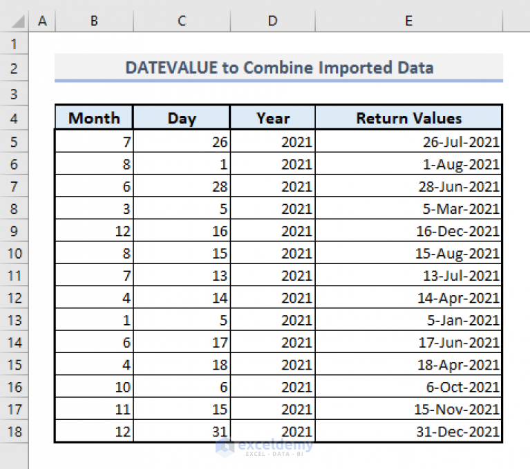 Datevalue excel как пользоваться