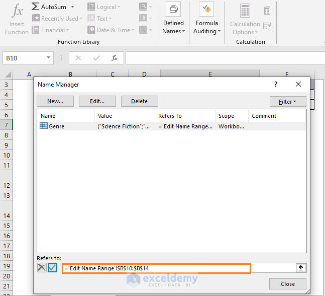 How To Edit Drop Down List In Excel 4 Basic Approaches Exceldemy