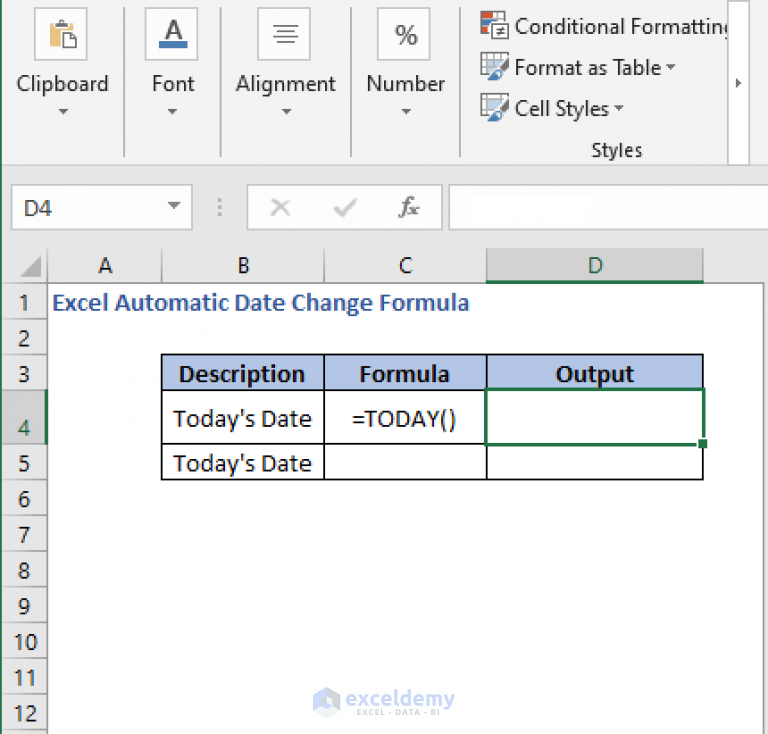 how-to-change-dates-automatically-using-formula-in-excel-exceldemy