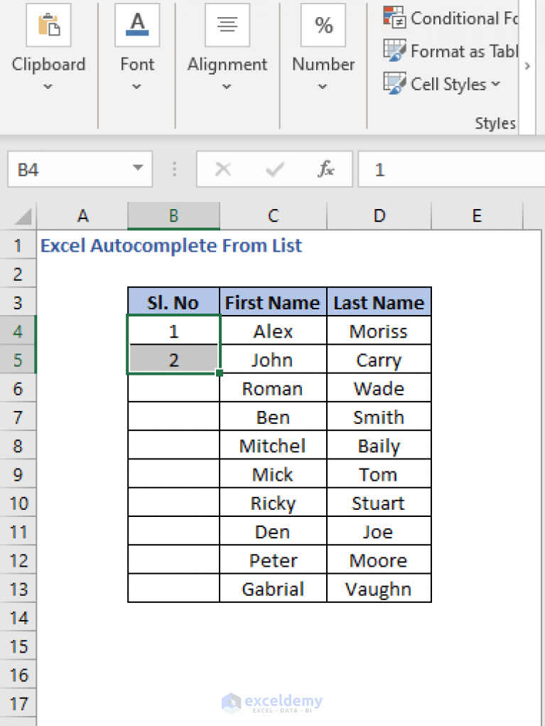 how-to-autocomplete-cells-or-columns-from-list-in-excel-exceldemy