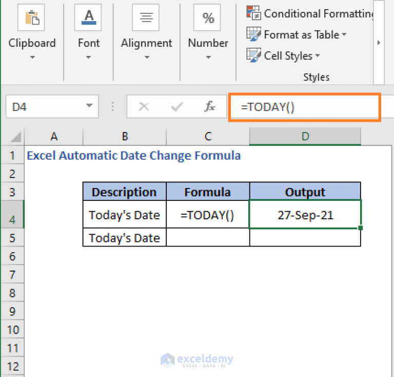 how-to-change-dates-automatically-using-formula-in-excel-exceldemy