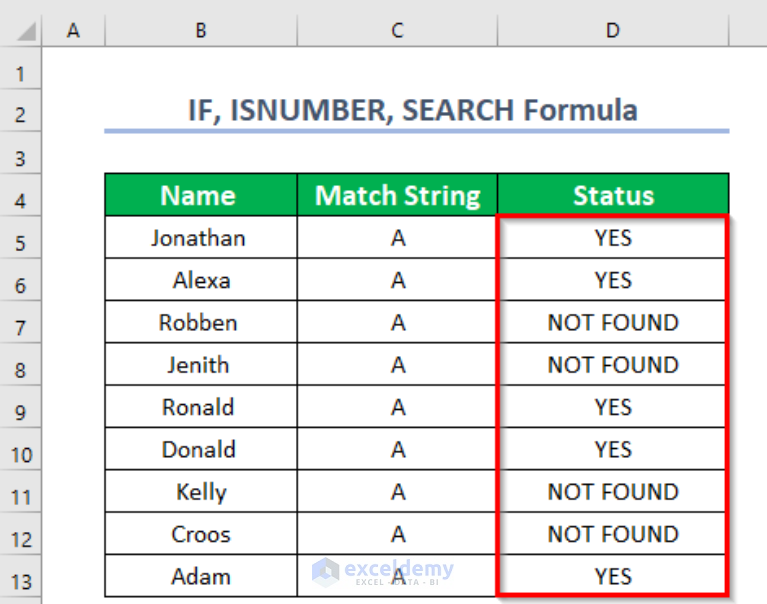 how-to-perform-partial-match-of-string-in-excel-8-easy-methods