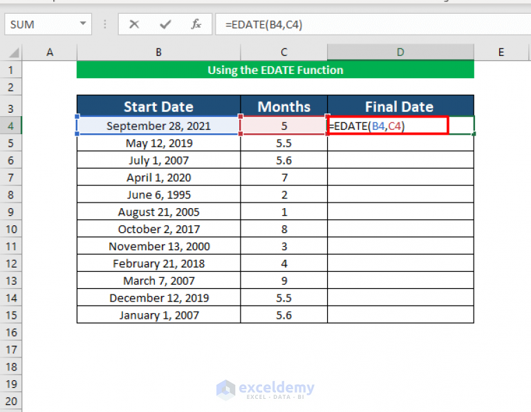 how-to-add-months-to-a-date-in-excel-2-ways-exceldemy