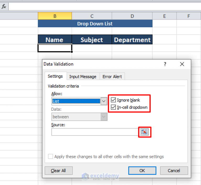 How to Create a Drop Down List From Another Sheet in Excel (2 Methods ...