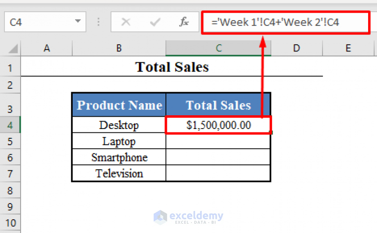 How to Reference Worksheet Name in Formula in Excel (3 Easy Ways)