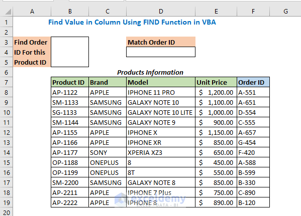 Vba Find Value In Column Range JWord 