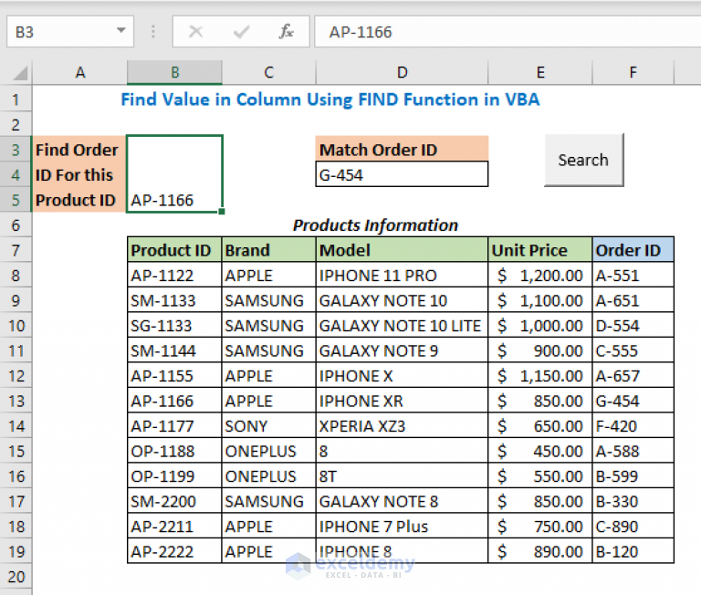 how-to-find-value-in-column-using-vba-in-excel-4-ways-exceldemy