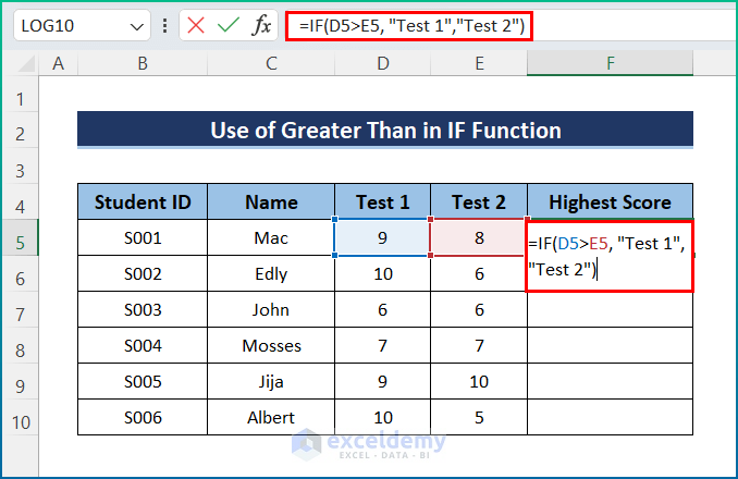 How To Write Greater Than Or Equal To In Excel If Function 9245