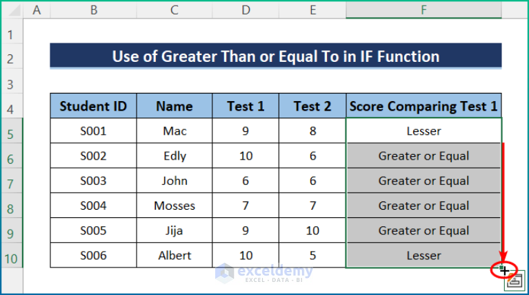 how-to-write-greater-than-or-equal-to-in-excel-if-function