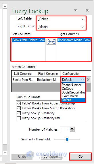 Fuzzy Lookup Window in Excel