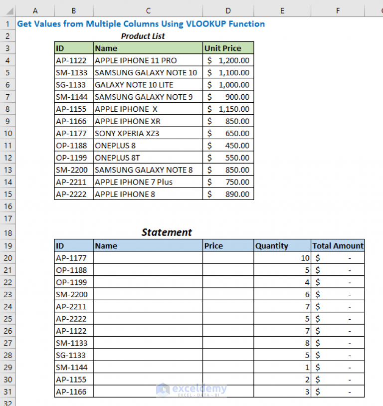 how-to-use-vlookup-for-multiple-columns-in-excel-exceldemy