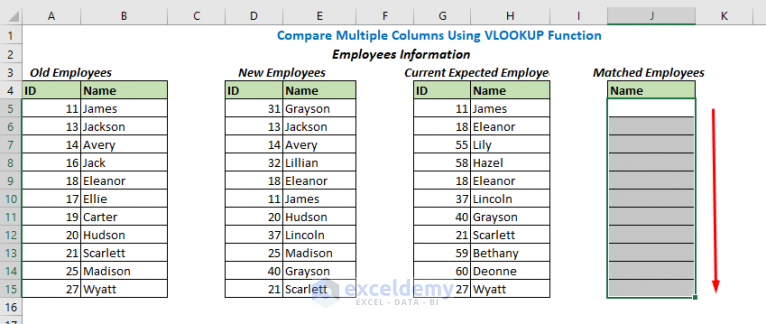 How To Use Vlookup For Multiple Columns In Excel Exceldemy 8848