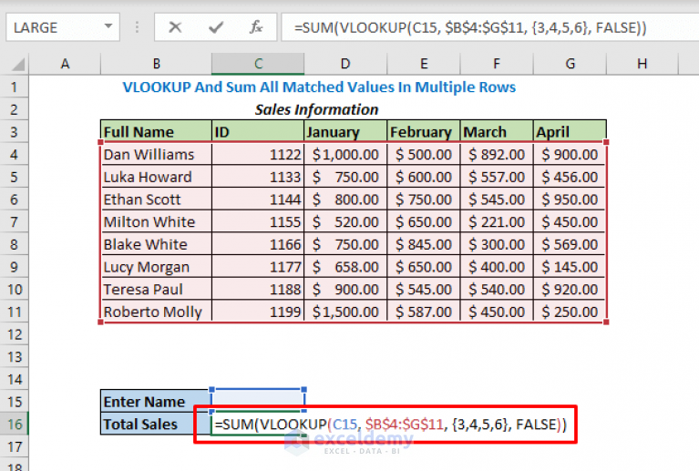 vlookup-sum-multiple-rows-4-ways-with-alternative-exceldemy