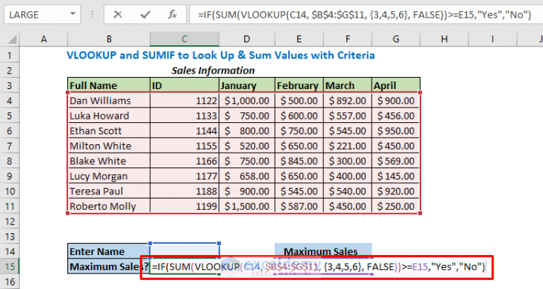 vlookup-sum-multiple-rows-4-ways-with-alternative-exceldemy