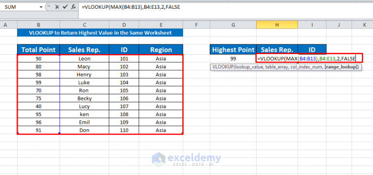 how-to-return-the-highest-value-using-vlookup-in-excel-exceldemy