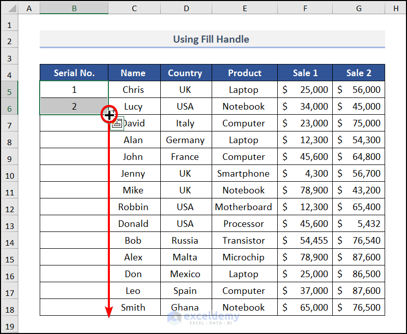 How To Do Automatic Numbering In Excel 12 Simple Ways ExcelDemy