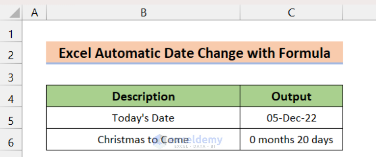 how-to-perform-automatic-date-change-in-excel-using-formula