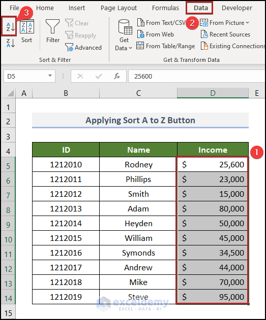 How To Sort Rows By Value In Excel