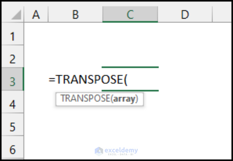 How To Use Transpose Function In Excel 3 Suitable Examples 3295