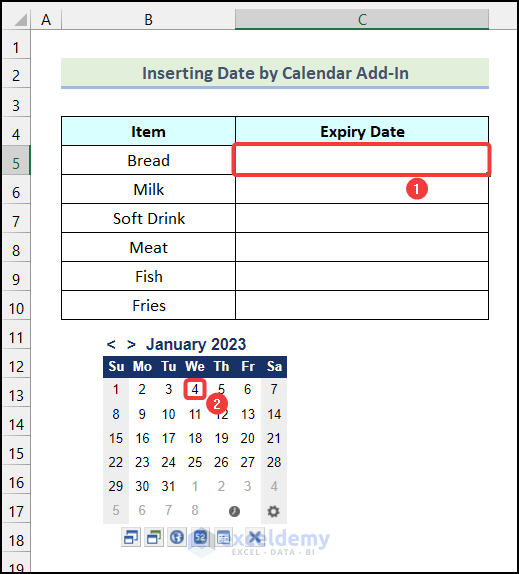 how-to-insert-date-in-excel-7-suitable-methods-exceldemy