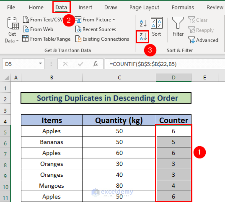 How To Sort Duplicates In Excel 2 Easy Methods Exceldemy 1913