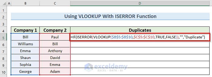 how-to-use-vlookup-to-find-duplicates-in-two-columns