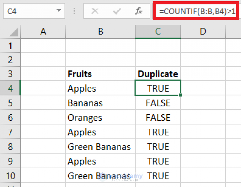 Formula To Find Duplicates In Excel 6 Easy Ways Exceldemy 5505