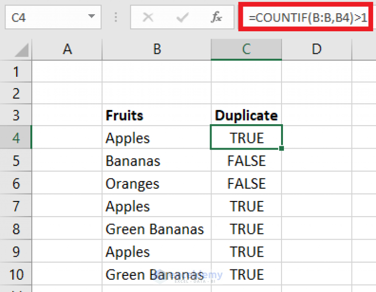 Excel If Duplicate Change Color