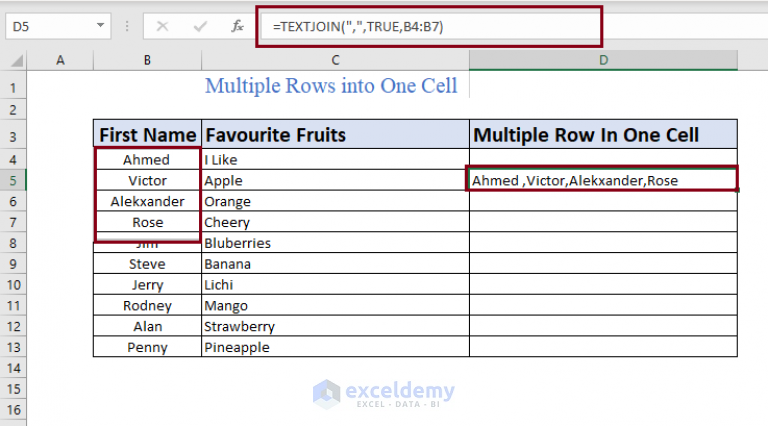 how-to-combine-multiple-rows-into-one-cell-in-excel-exceldemy