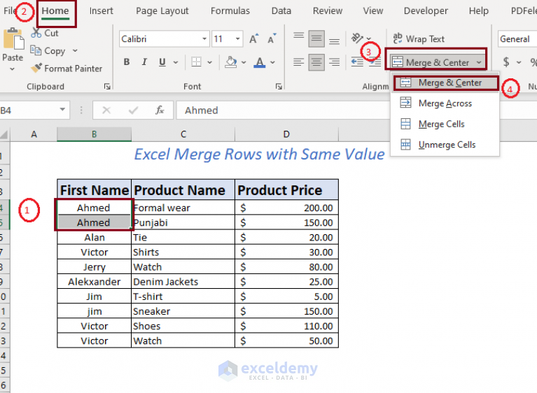 Merge Rows With Same Value Power Bi