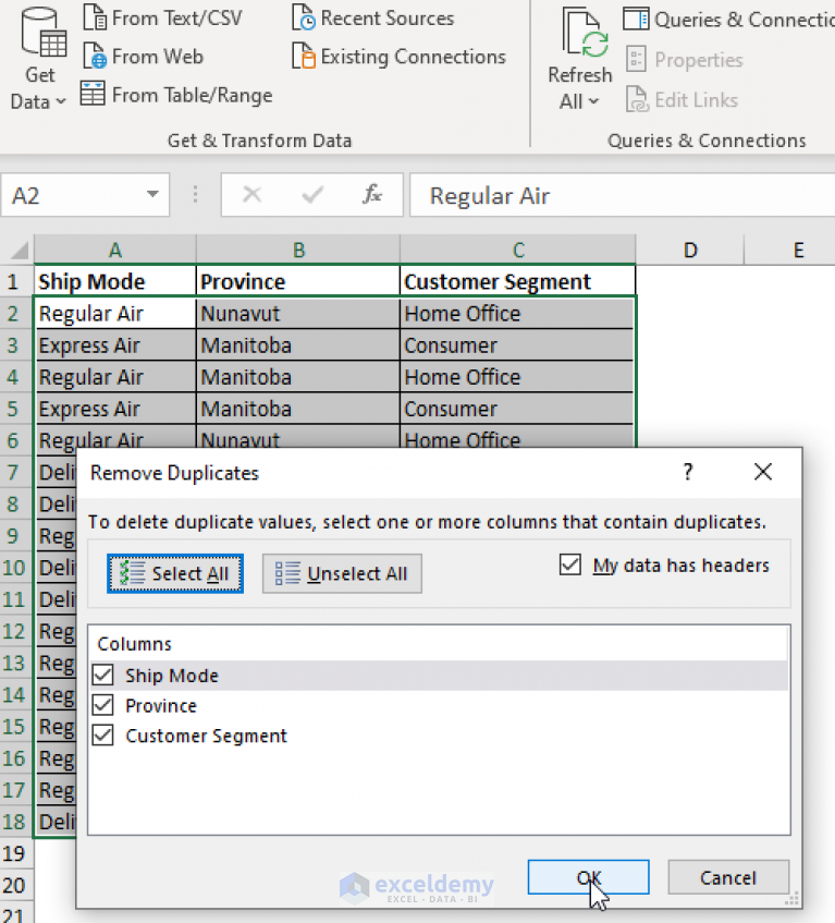 How To Filter Duplicates In Excel 7 Easy Ways Exceldemy 5387