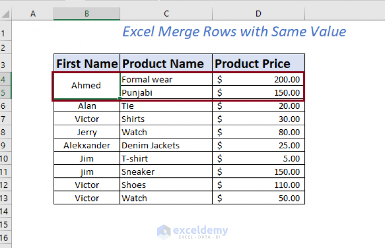 excel-merge-rows-with-same-value-4-ways-exceldemy