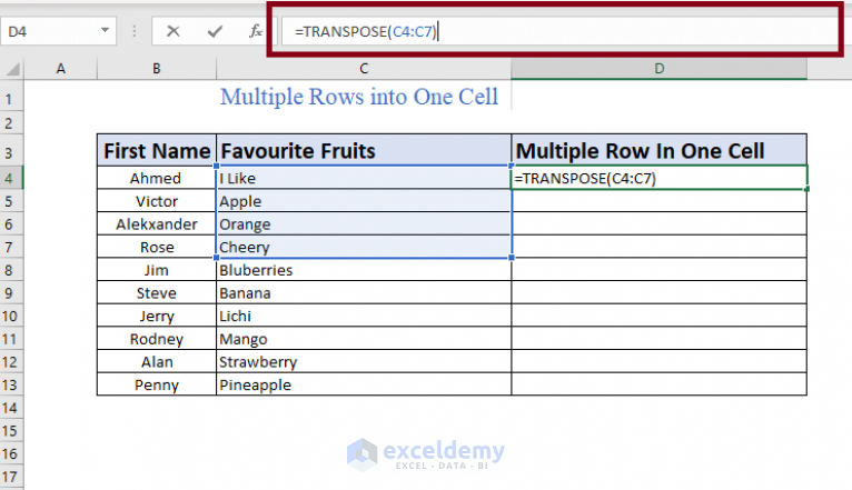 how-to-combine-multiple-rows-into-one-cell-in-excel-exceldemy