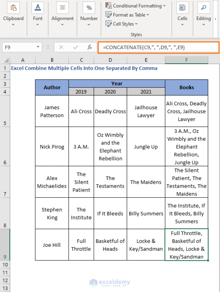 how-to-combine-multiple-cells-into-one-cell-separated-by-comma-in-excel