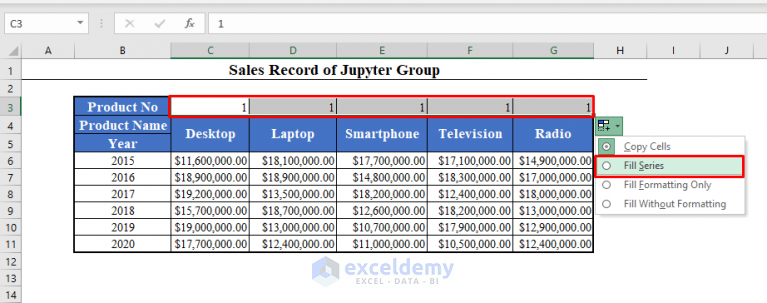 how-to-number-columns-in-excel-automatically-5-easy-ways