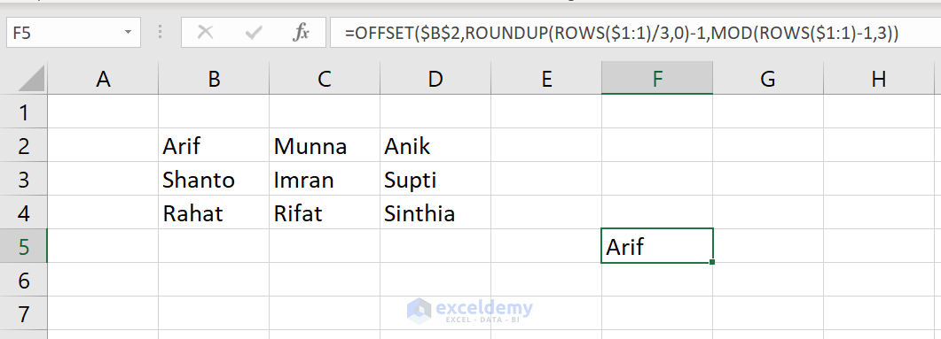 how-to-convert-multiple-rows-to-columns-and-rows-in-excel-sheetaki