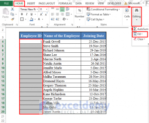 How to Fill Down to Last Row with Data in Excel (3 Quick Methods)