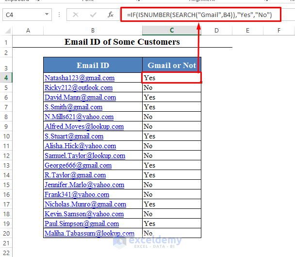 How To Find Text In Cell In Excel