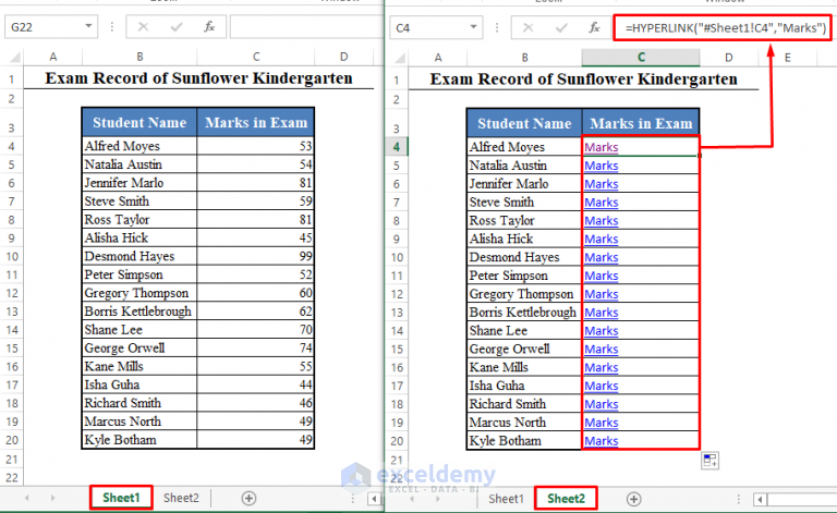 how-to-add-hyperlink-to-another-sheet-in-excel-2-easy-ways