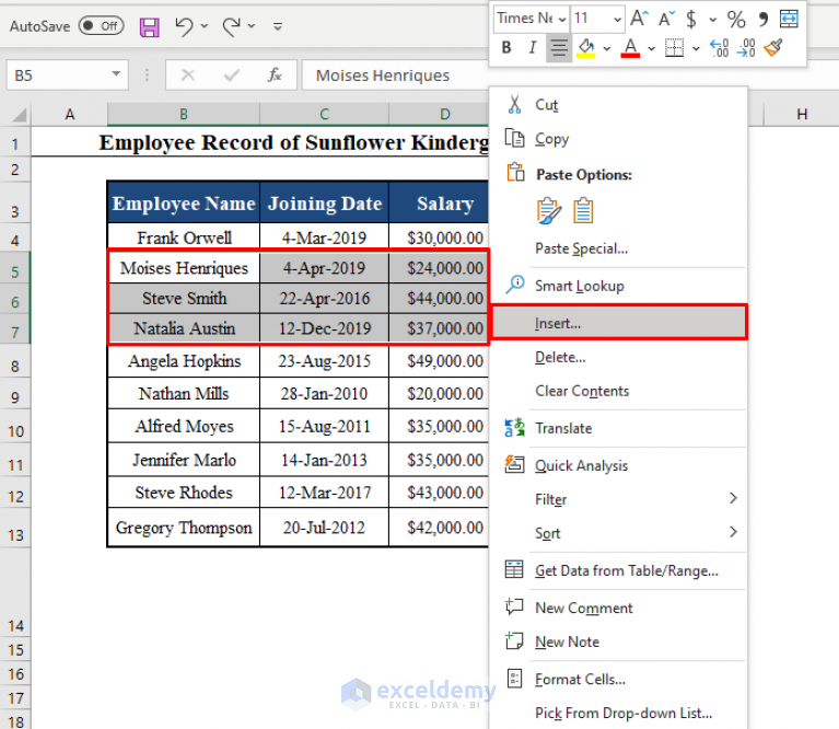 how-to-insert-multiple-rows-in-excel-with-shortcut-and-other-ways